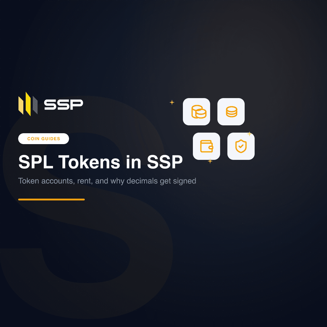 SSP Academy square cover: SPL tokens and token accounts in SSP