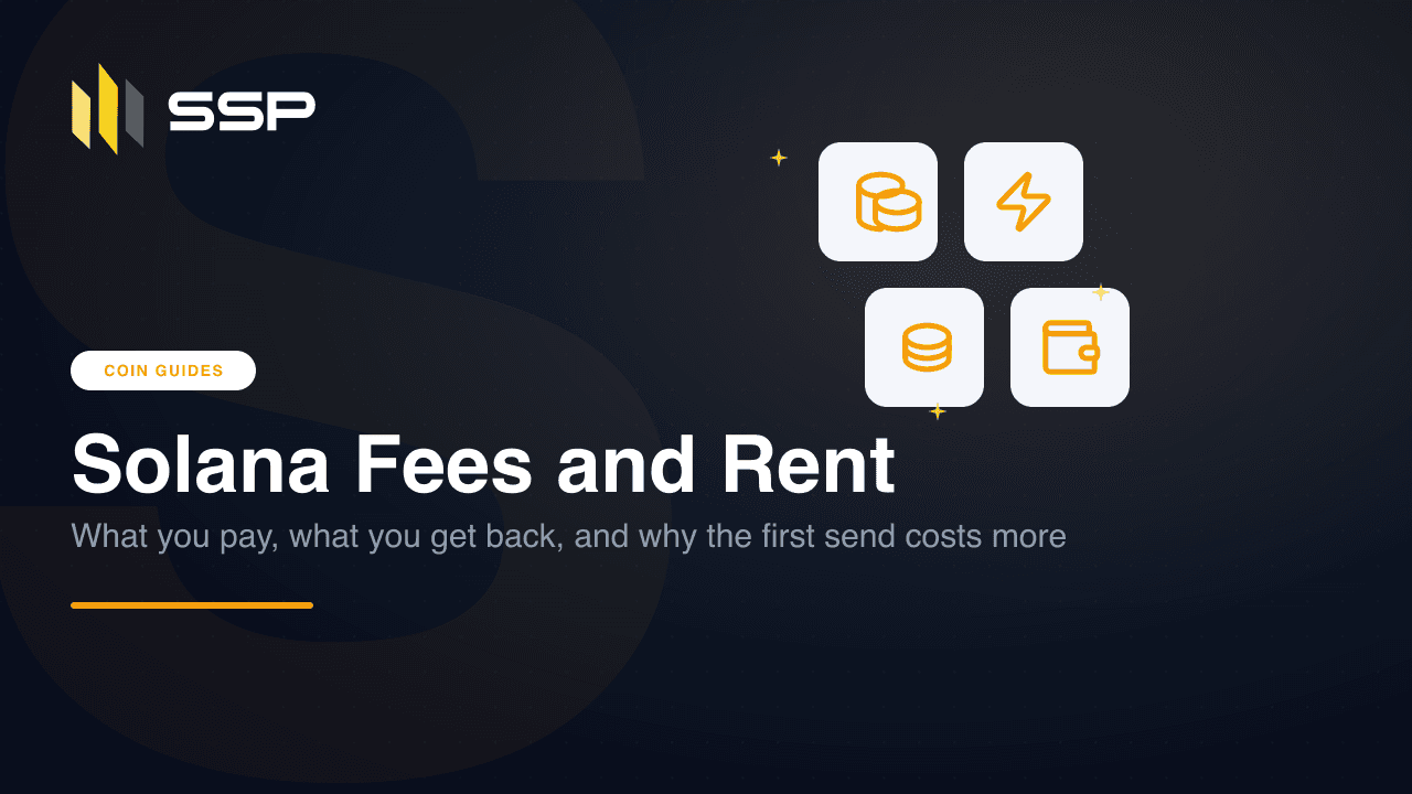 SSP Academy cover: Solana fees and rent explained