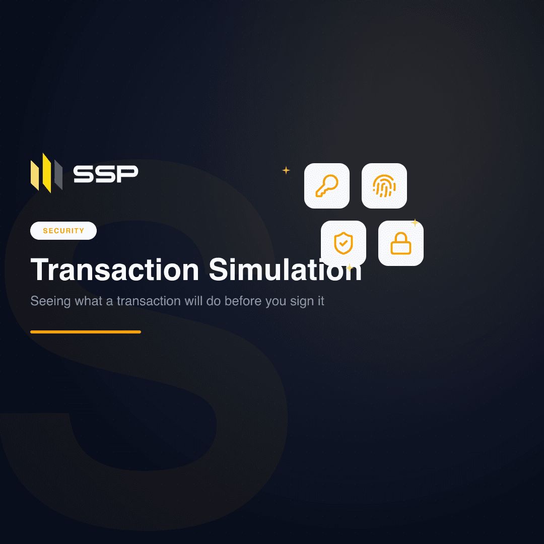 SSP Academy square cover: transaction simulation in SSP Enterprise
