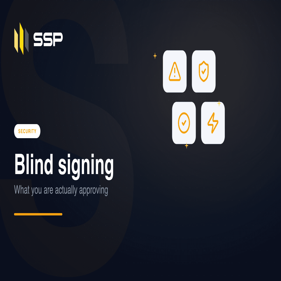 Square SSP Academy cover: blind signing and unreadable transaction approvals