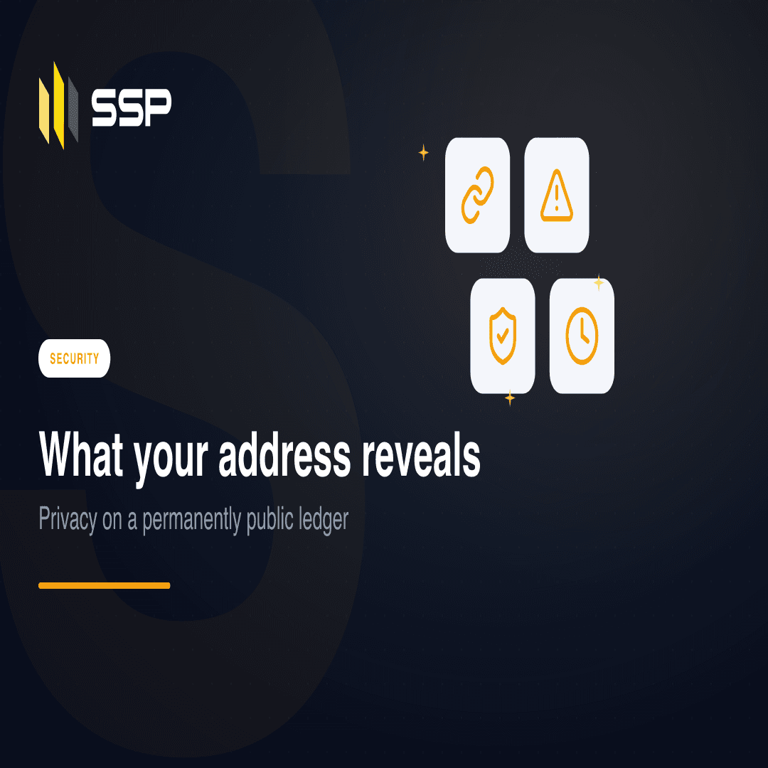 Square SSP Academy cover: on-chain privacy and what a crypto address reveals