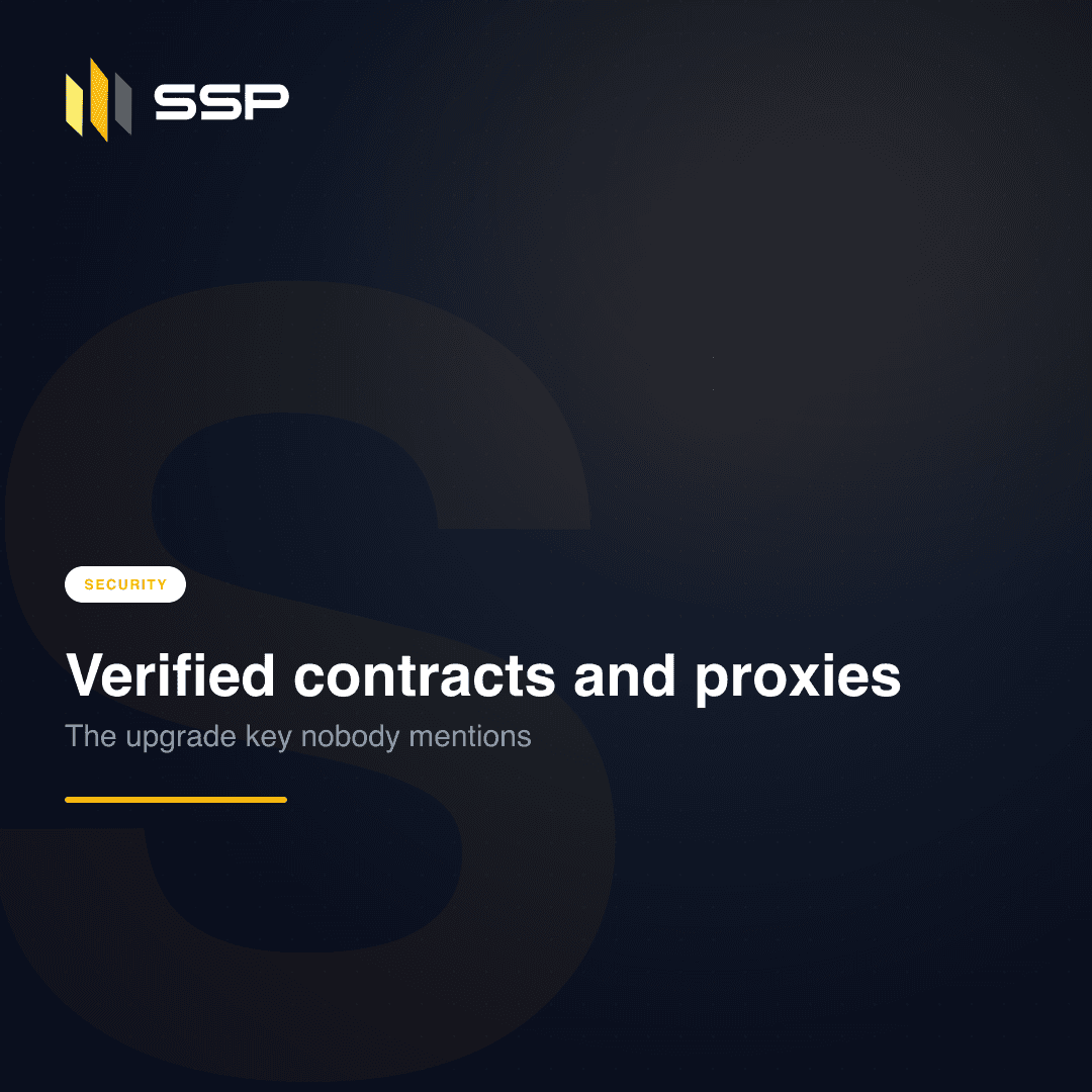 Square SSP Academy cover: verified smart contracts, proxies and upgrade keys