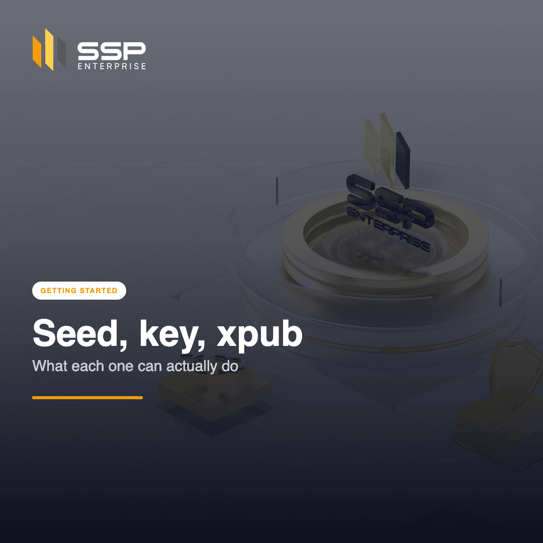 Square SSP Academy cover: seed phrases, private keys and xpubs compared