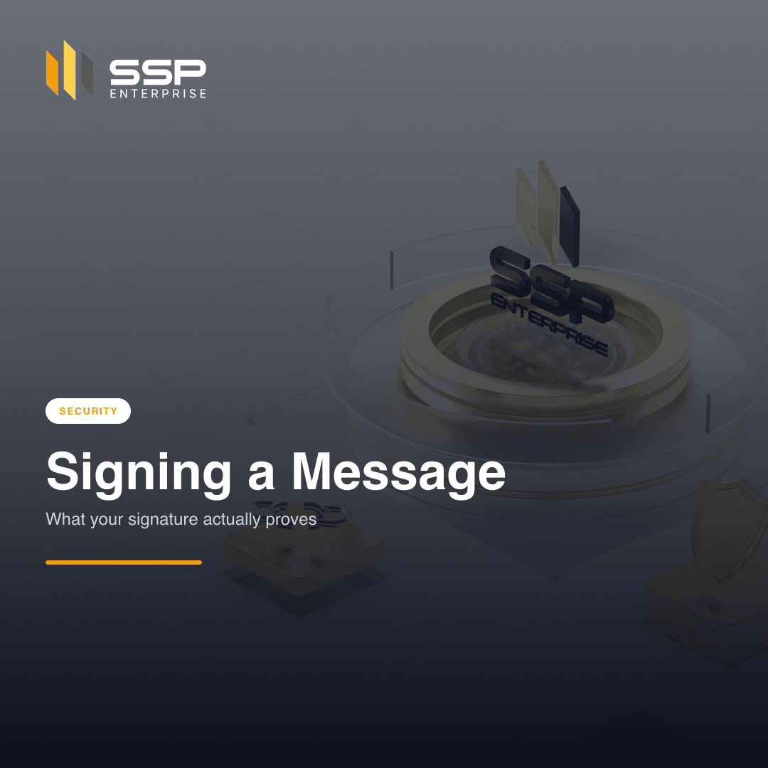 Square SSP Academy cover: signing messages and sign in with your wallet