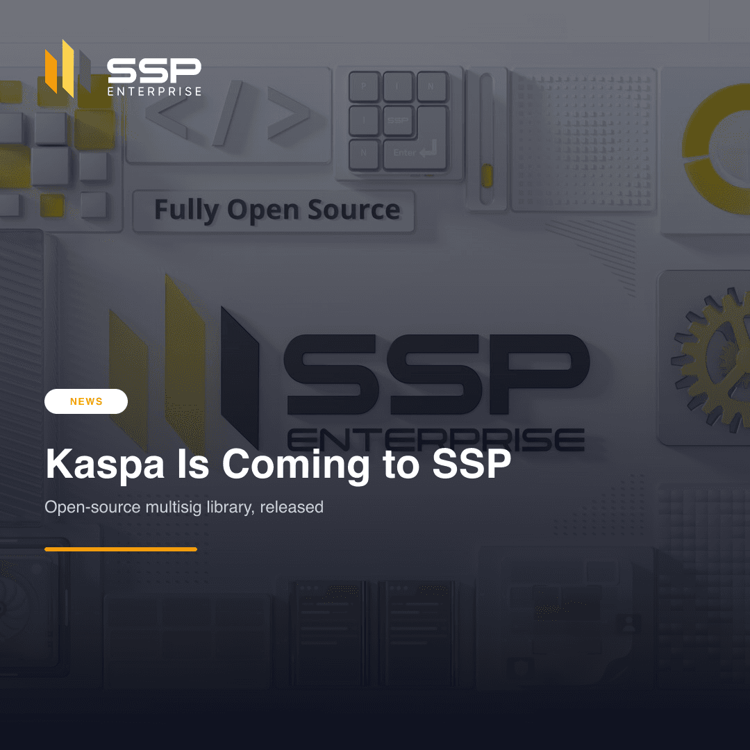 Square SSP newsroom cover: Kaspa is coming to SSP