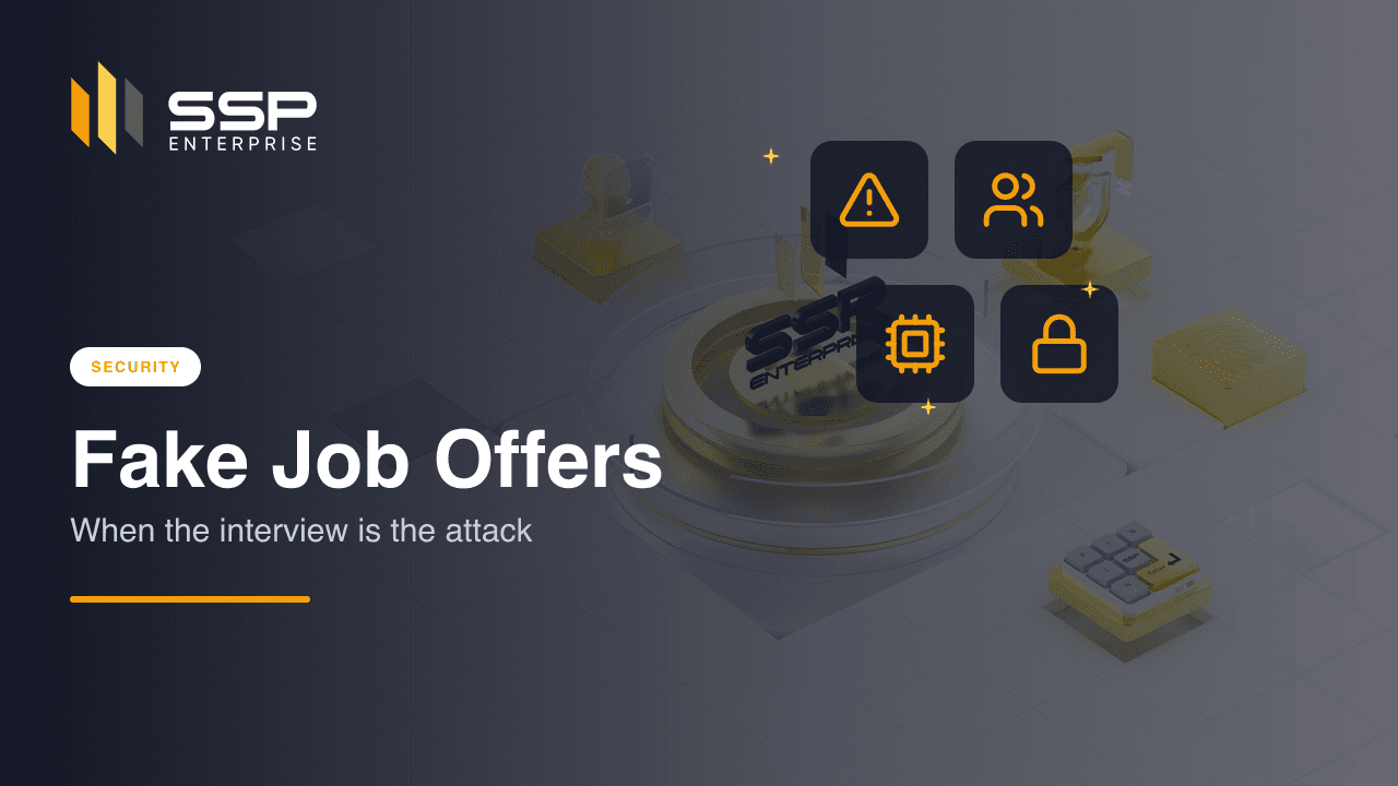 SSP Academy cover: fake job offer malware