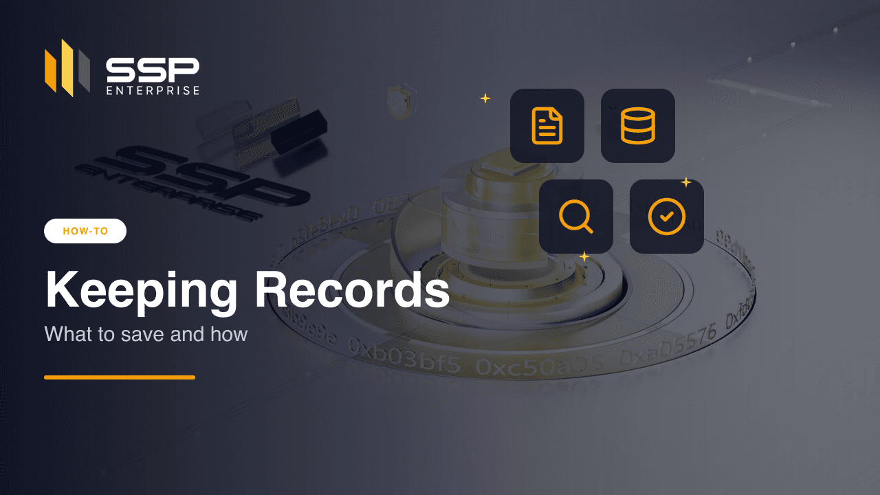 SSP Academy cover: keeping crypto transaction records