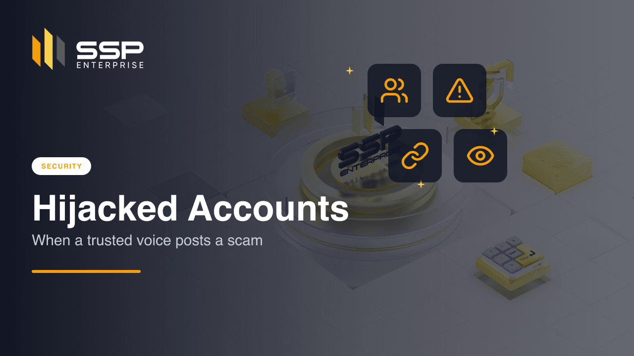 SSP Academy cover: hijacked social media accounts