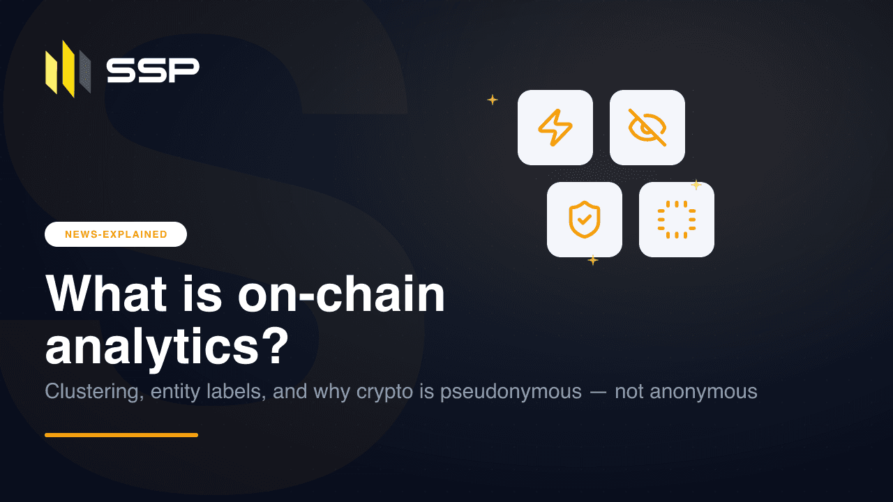 A blockchain explorer view showing transaction flows being grouped by entity