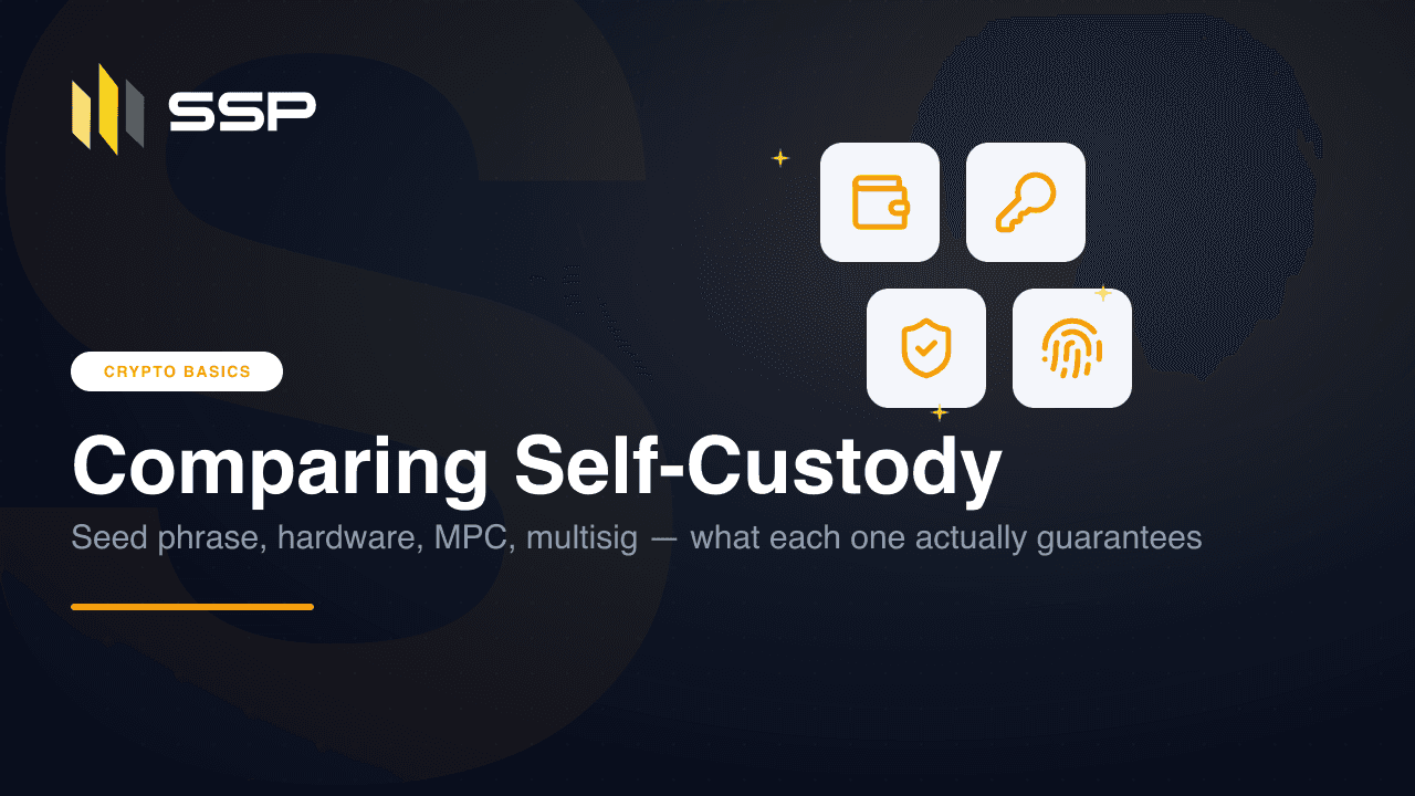 SSP Academy cover: comparing self-custody options