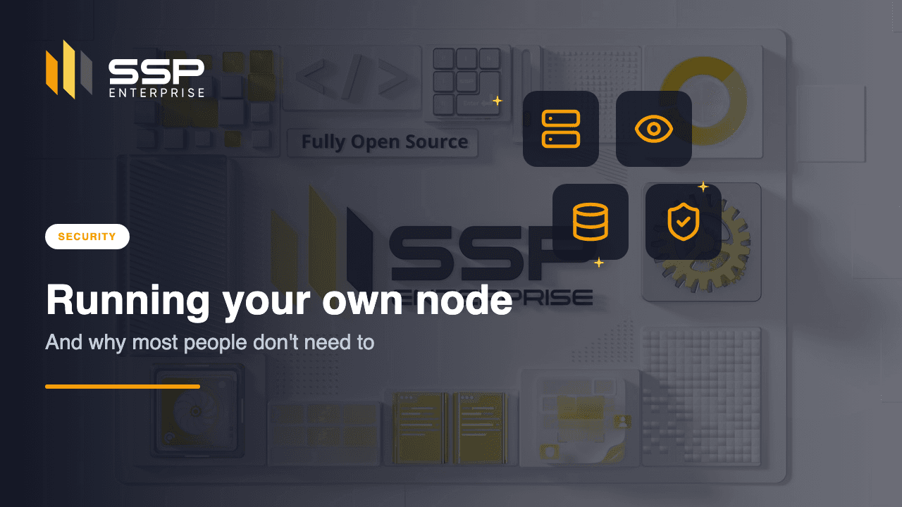 SSP Academy cover: running your own blockchain node