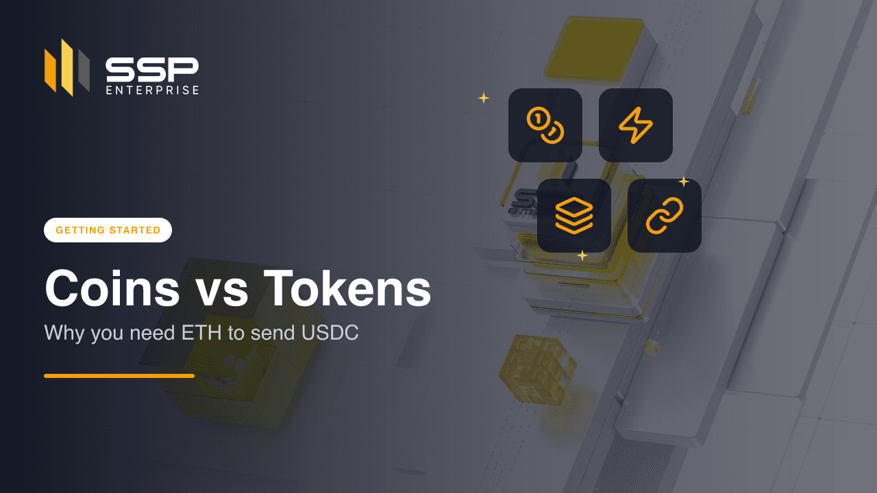 SSP Academy cover: coins versus tokens and gas