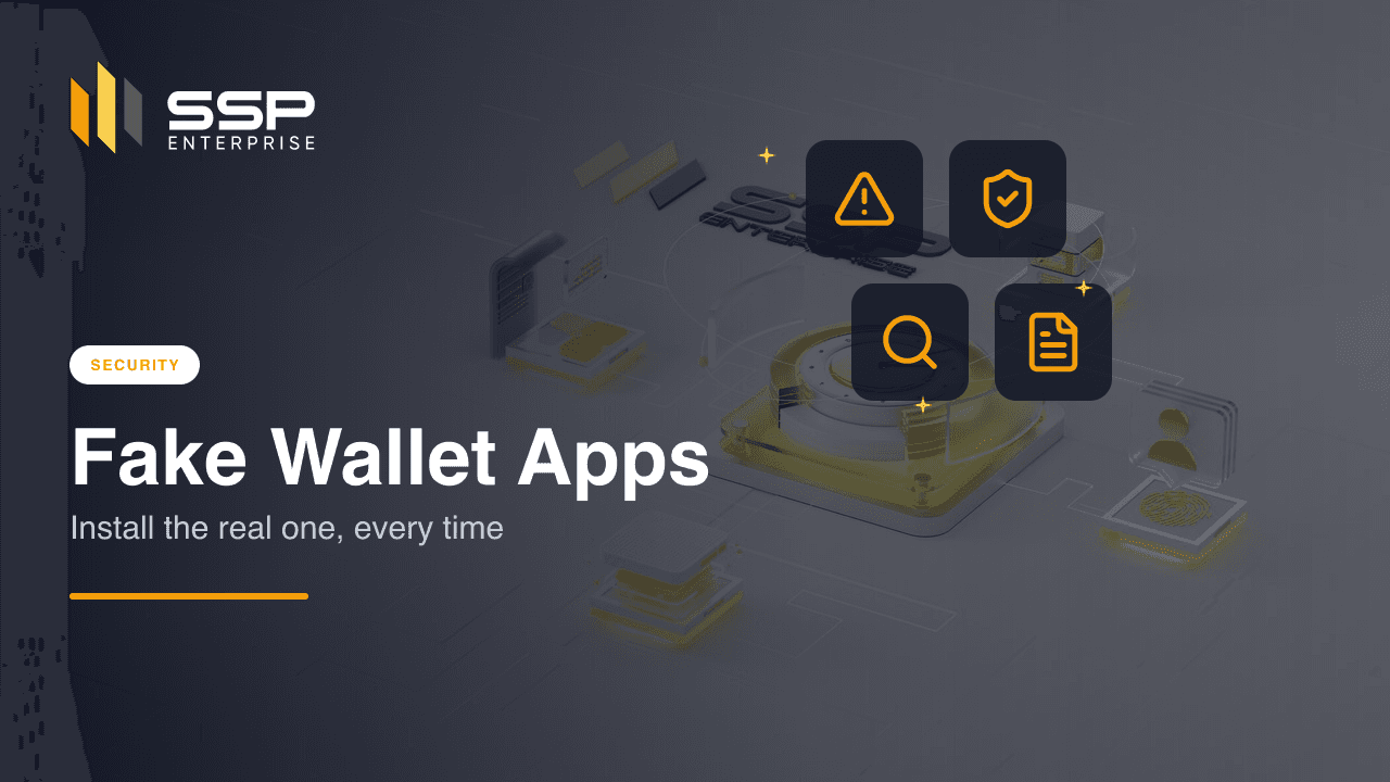 SSP Academy cover: fake crypto wallet apps